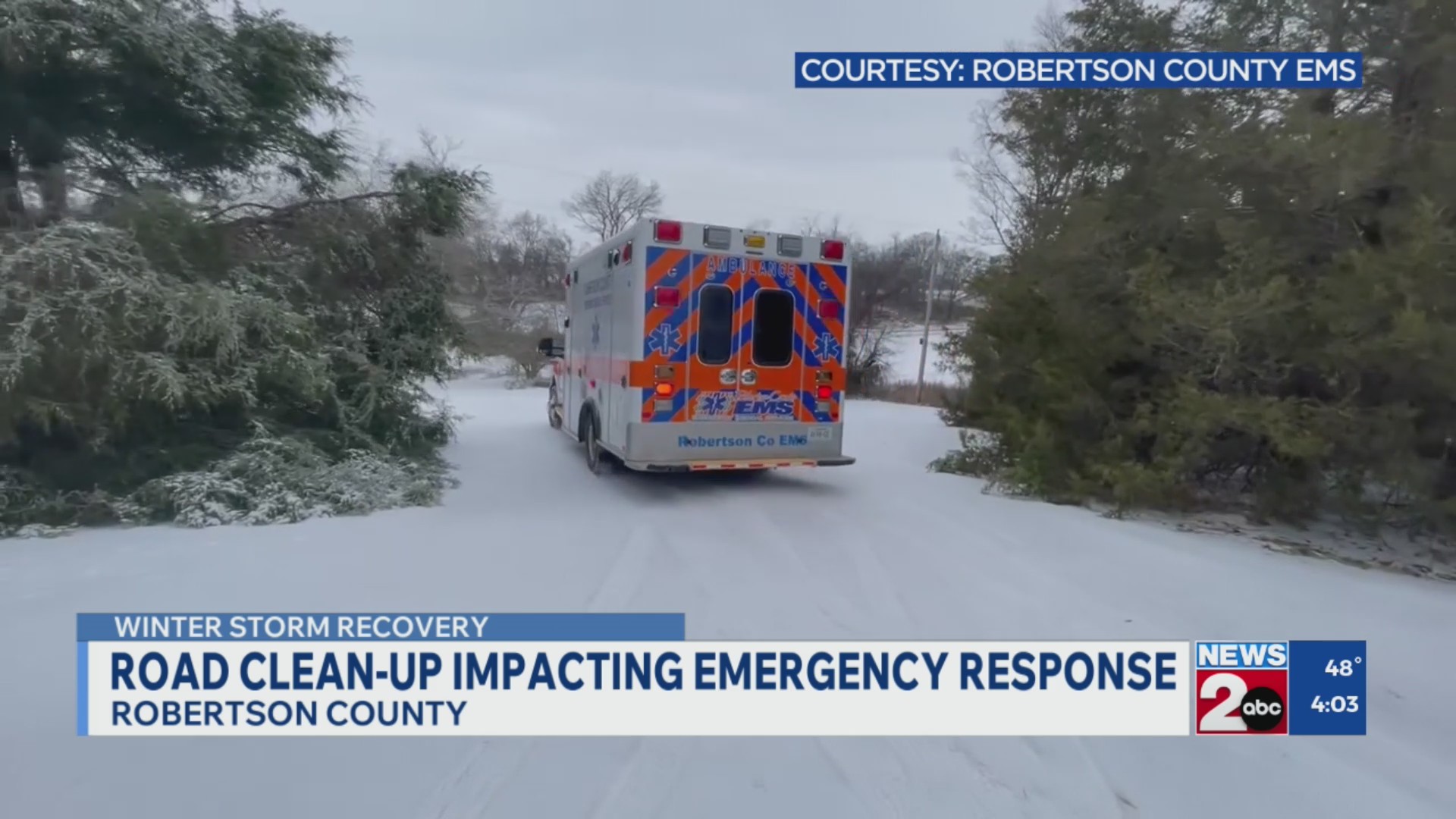Roads impacting emergency response in Robertson County – WKRN News 2