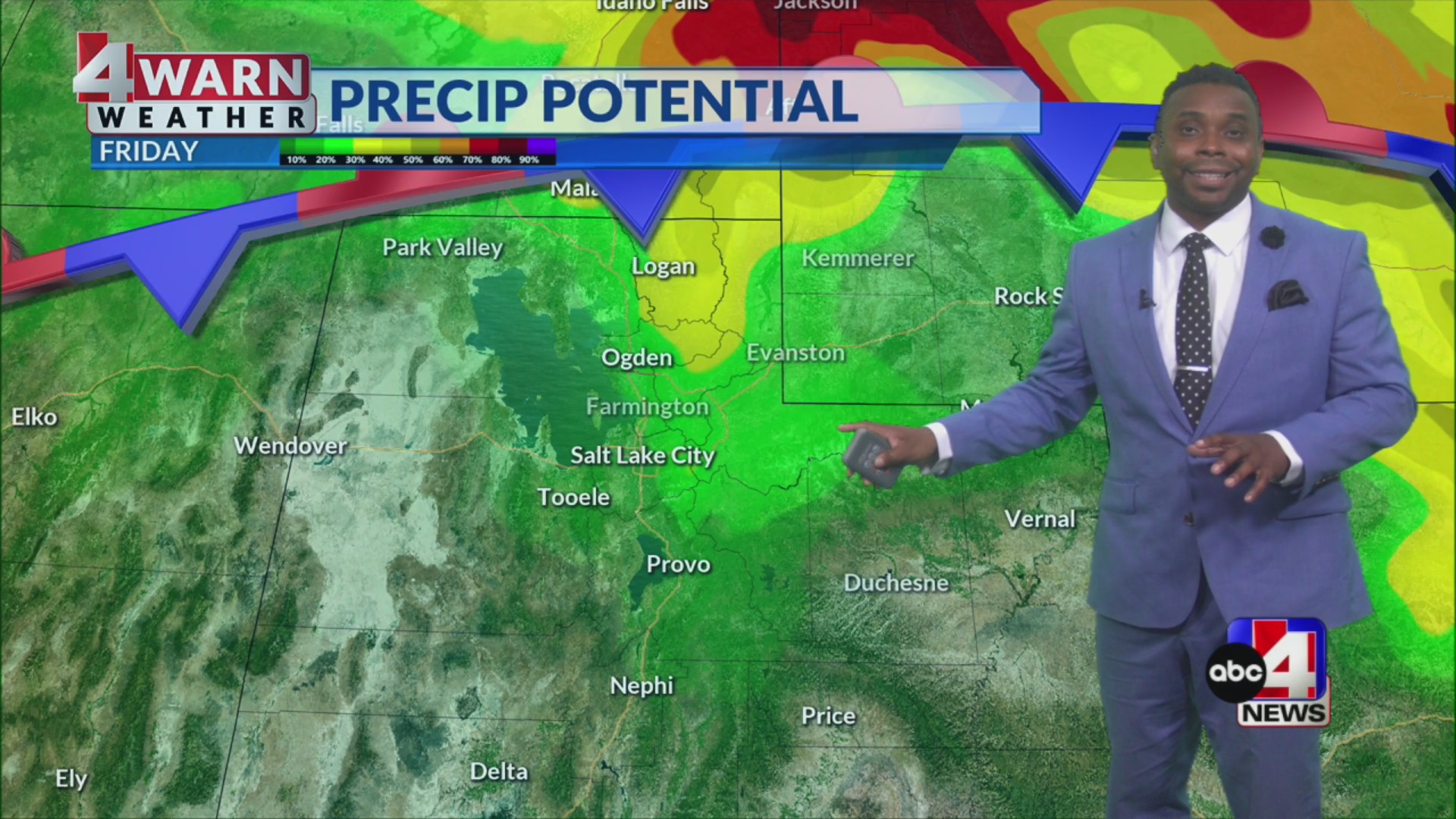 Rain showers and gusty winds with cooler temperatures for today – ABC4 Utah