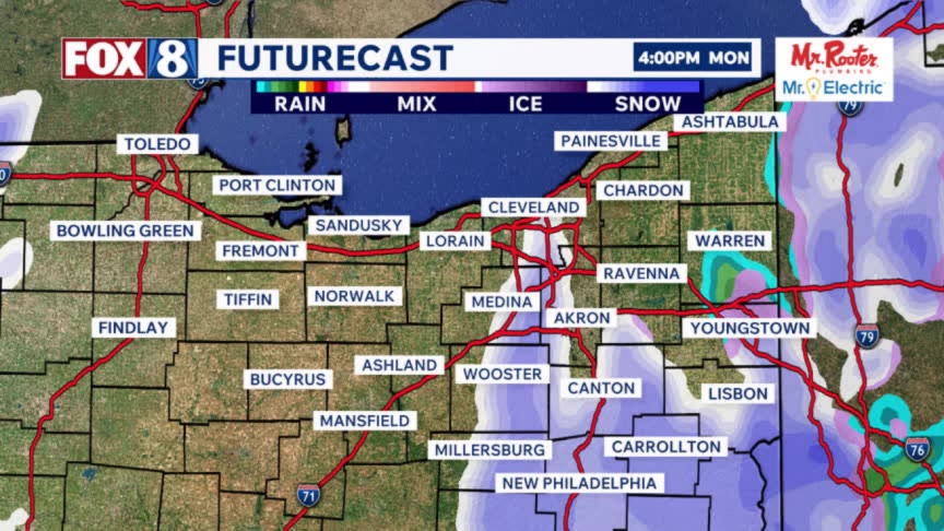 Snow returns to the forecast – how much will fall and where? – Fox 8 ...