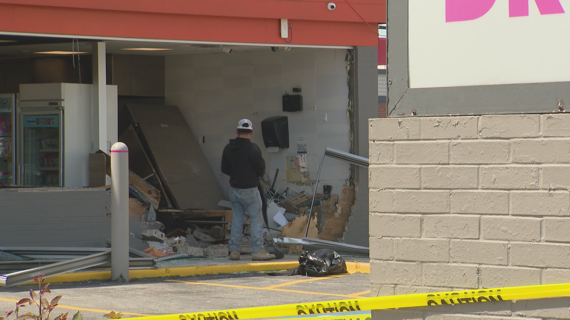 Car crashes into Northwest Side Dunkin Donuts