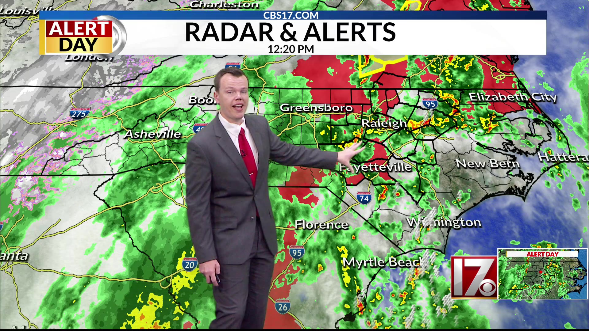 Alert Day Monday: Tornado watch issued for central NC amid severe ...