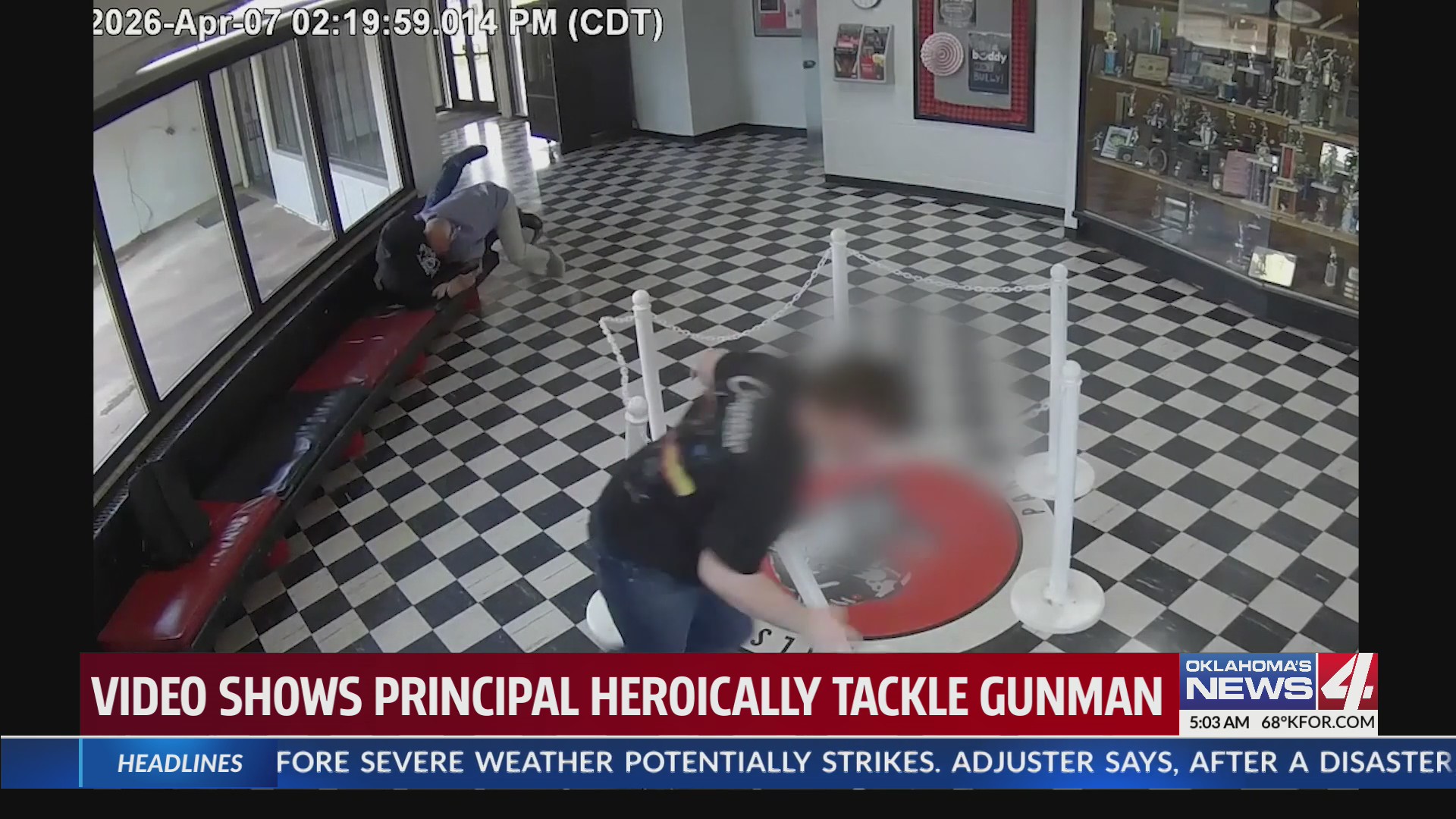 Video shows Pauls Valley principal heroically tackling school gunman ...