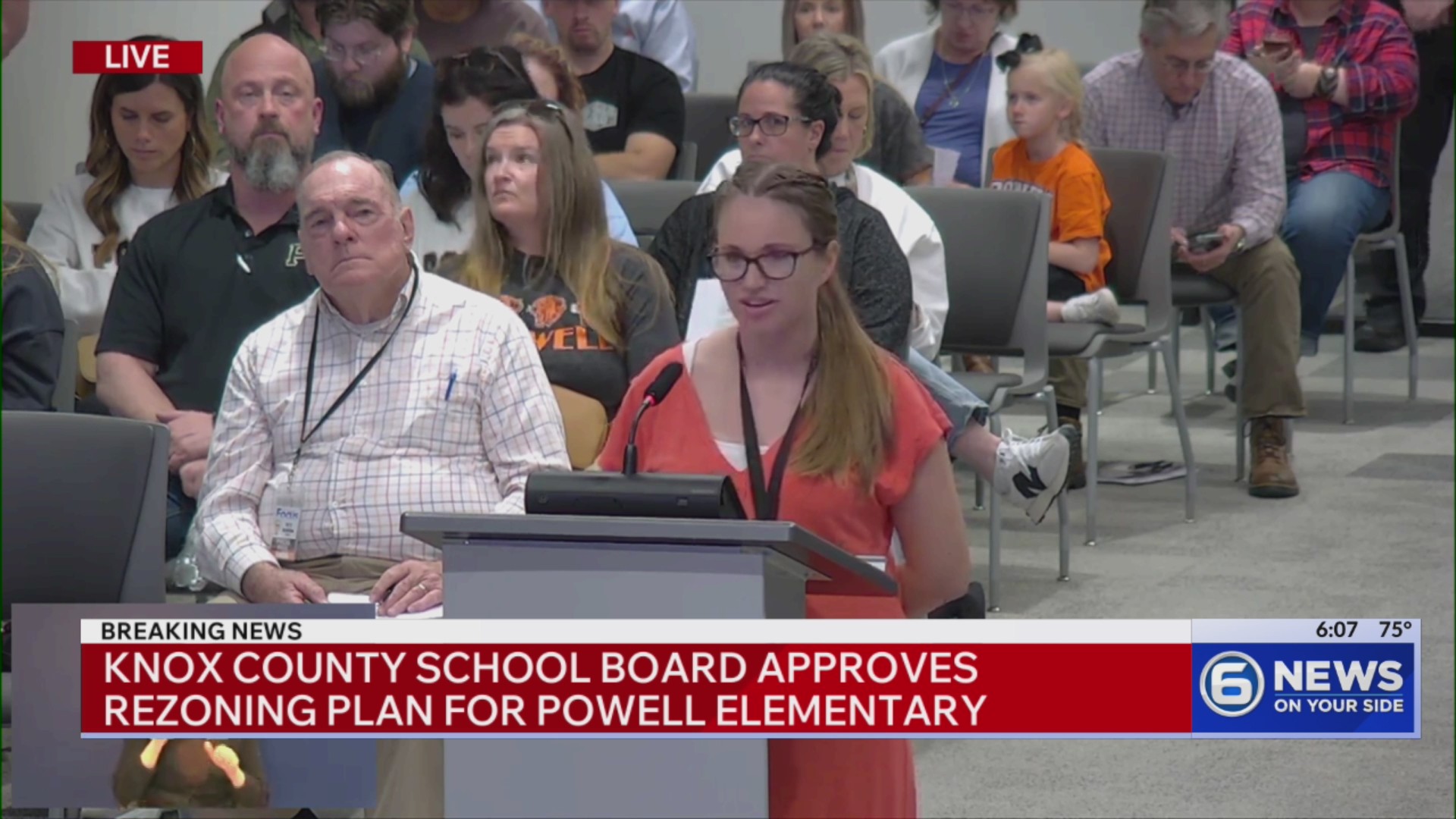 Revised Powell Elementary rezoning plan approved by school board – WATE ...