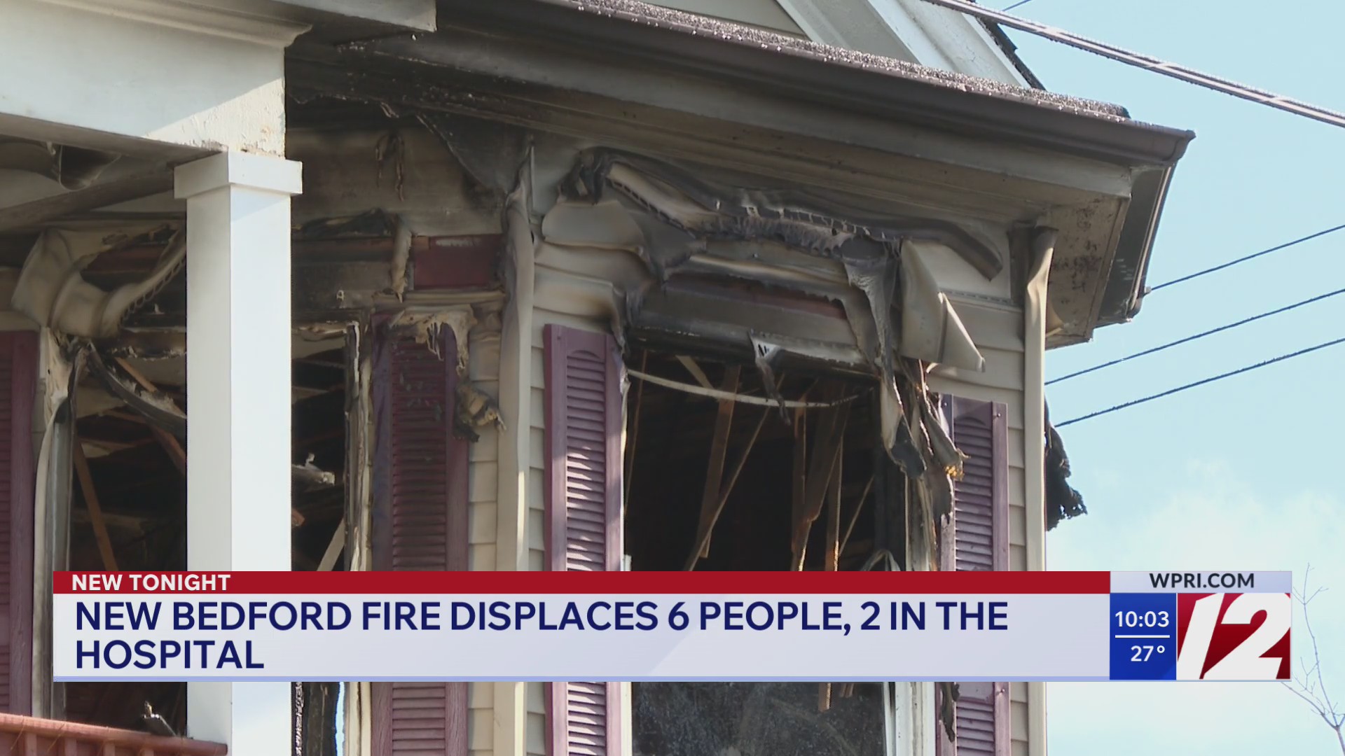 Crews respond to house fire in New Bedford – WPRI.com