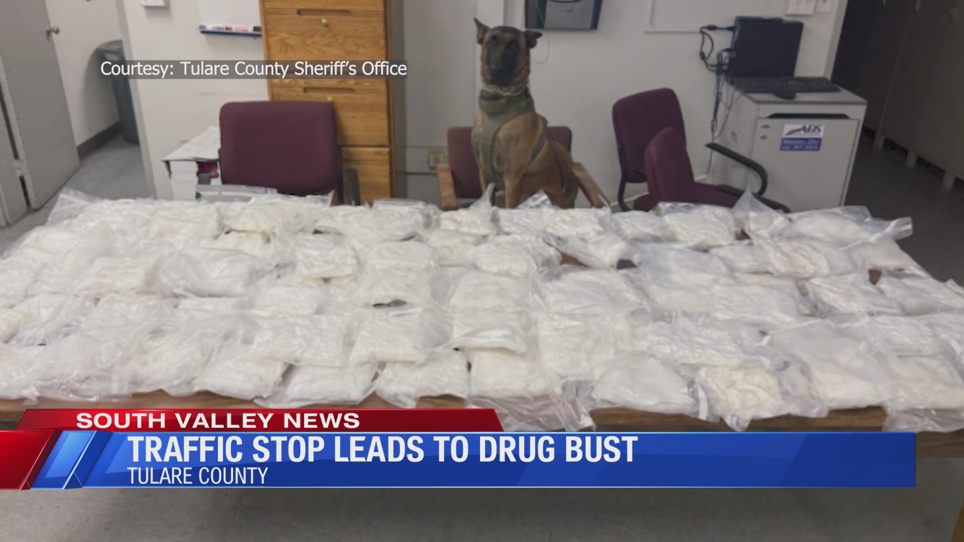 Tulare County K-9 finds nearly 100 lbs of meth in bust – CBS47 and ...