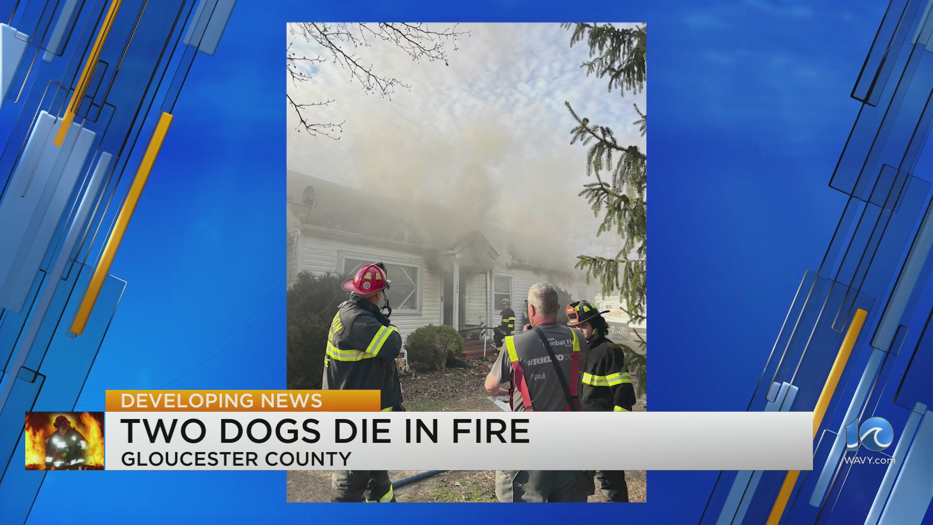 2 dogs die in Gloucester house fire – WAVY.com