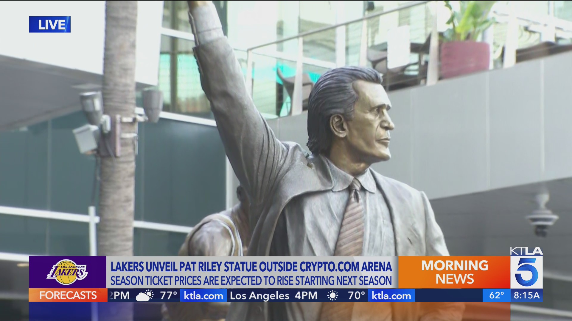 ‘Got to get the hair right’: Co-sculptor of new Pat Riley statue ...