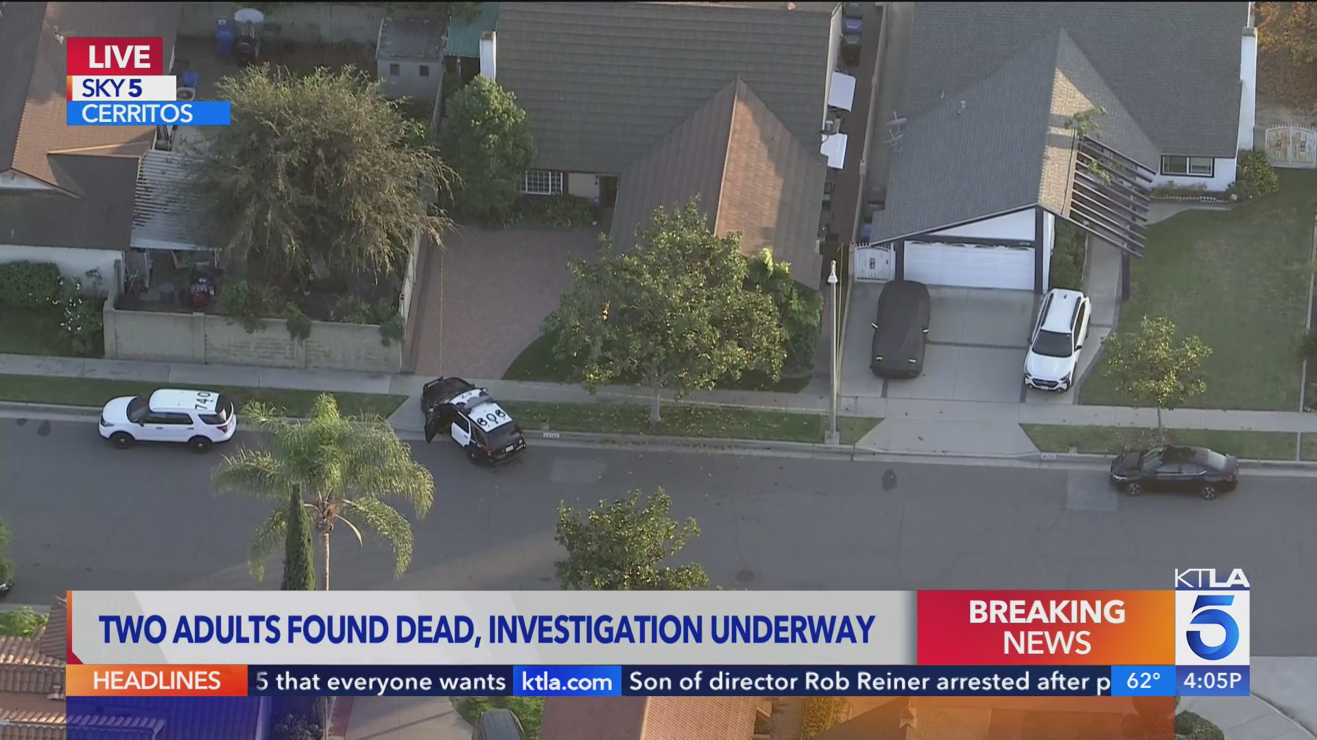 2 adults found dead in Cerritos home – KTLA
