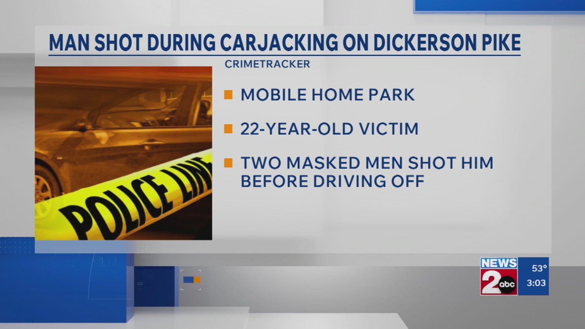Man shot during carjacking on Dickerson Pike – WKRN News 2