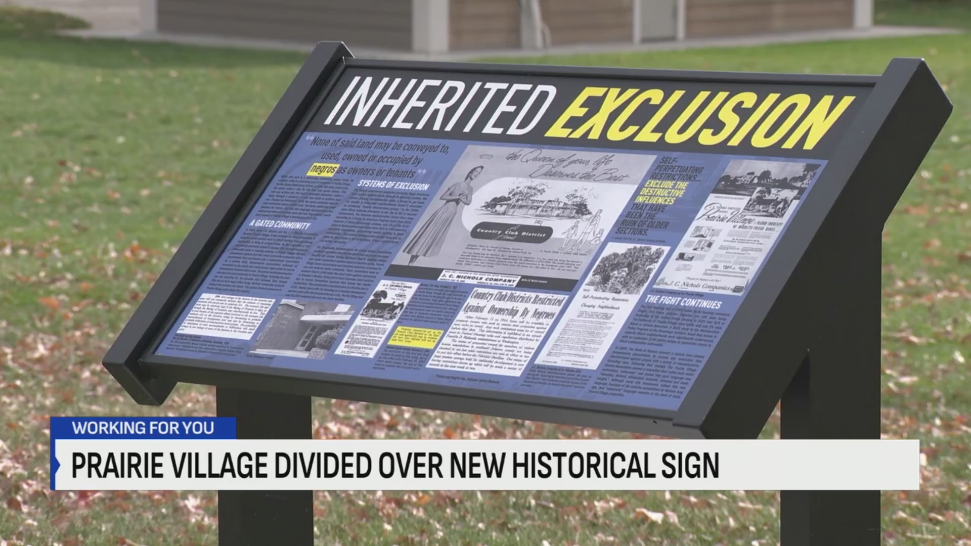 Prairie Village sign aims to confront racist past, location stirs ...