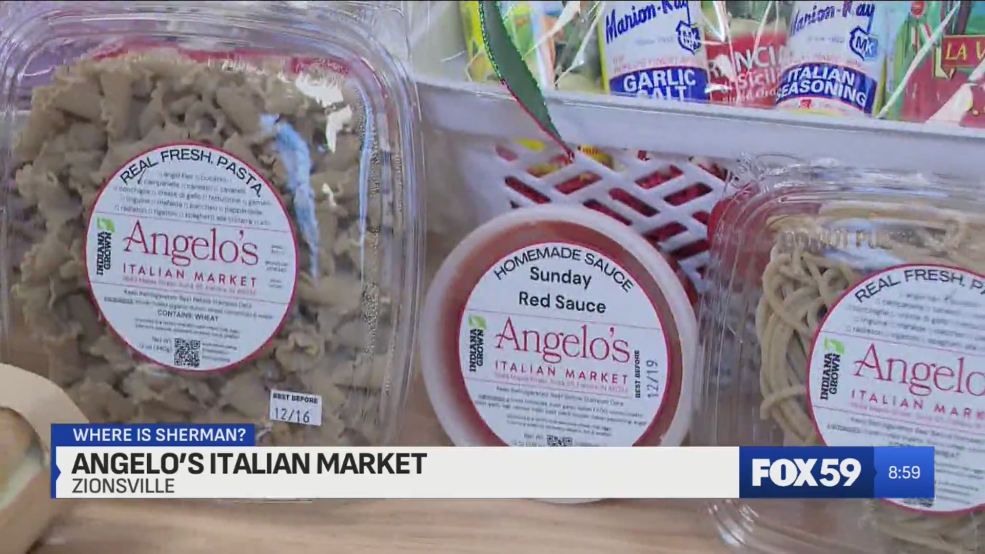 Where Is Sherman: Angelo’s Italian Market, Part 2 – Fox 59