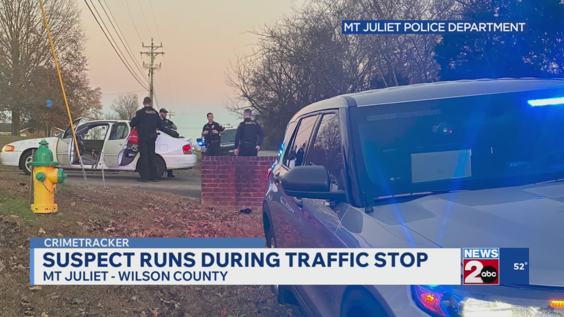 Man wanted in multiple counties taken into custody after running from ...