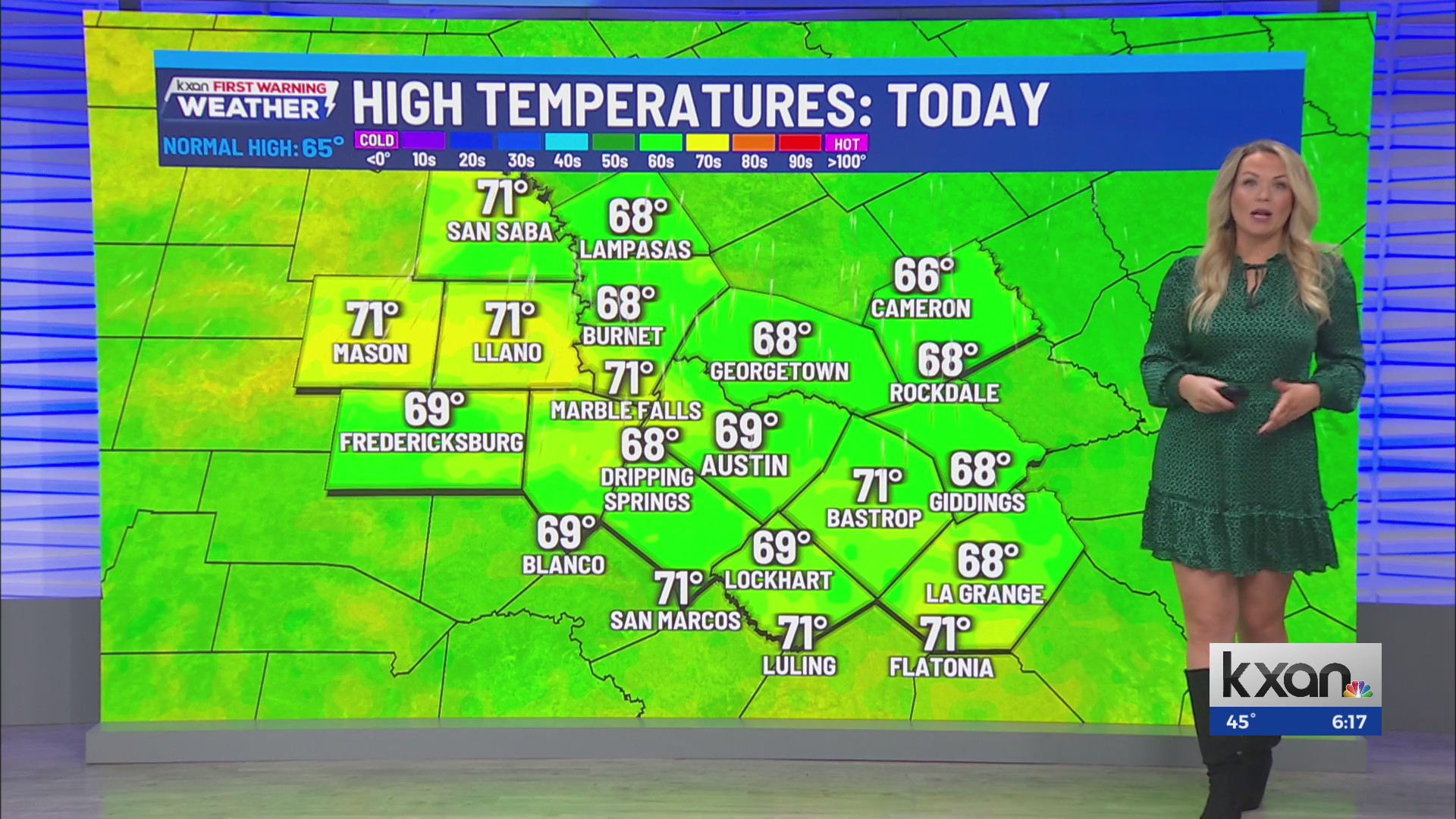 Big swing in temperatures with weekend cold front | Dec 11 forecast ...