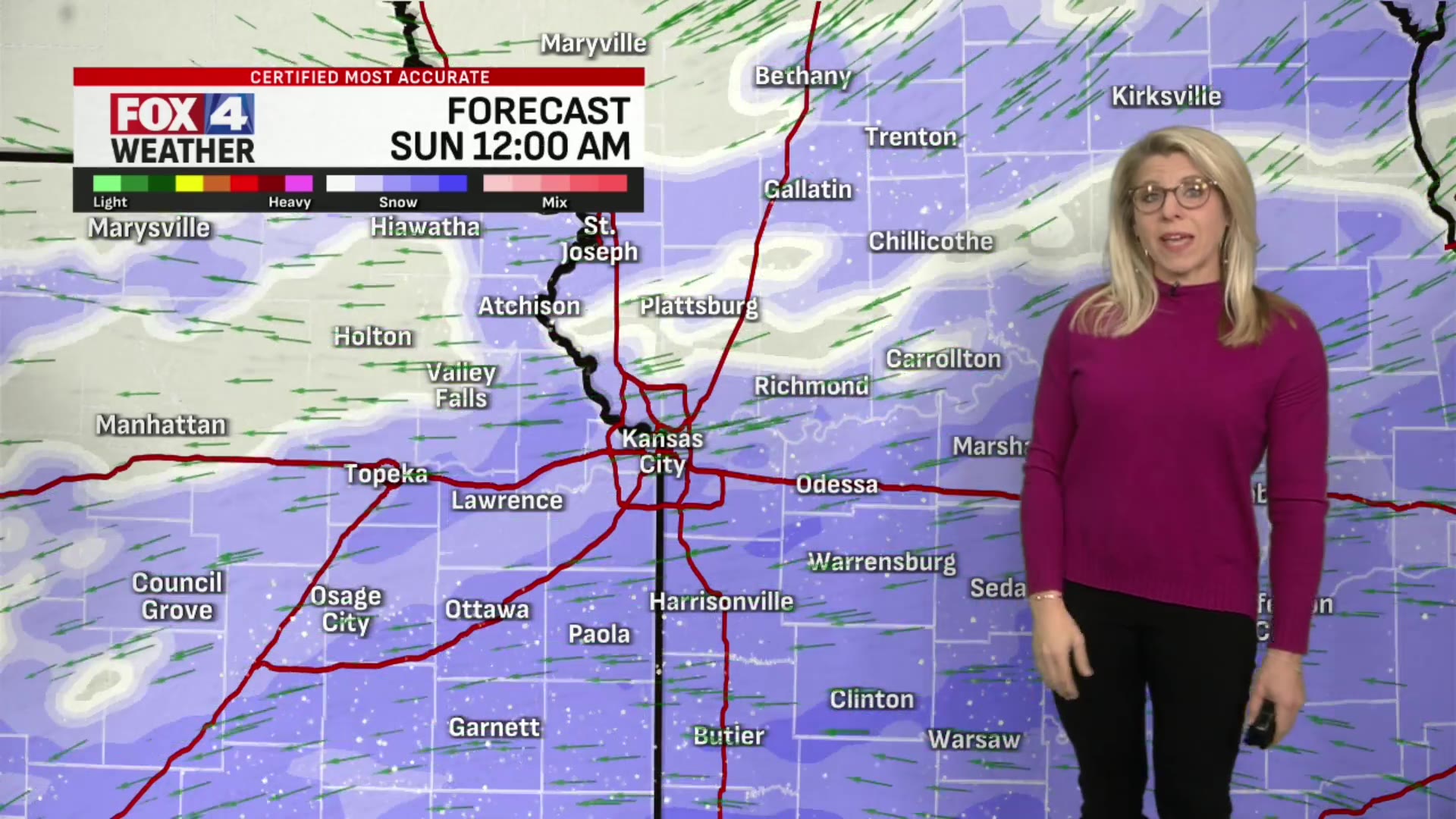 FOX4 Forecast: Winter Storm Warning – FOX 4 Kansas City WDAF-TV | News ...