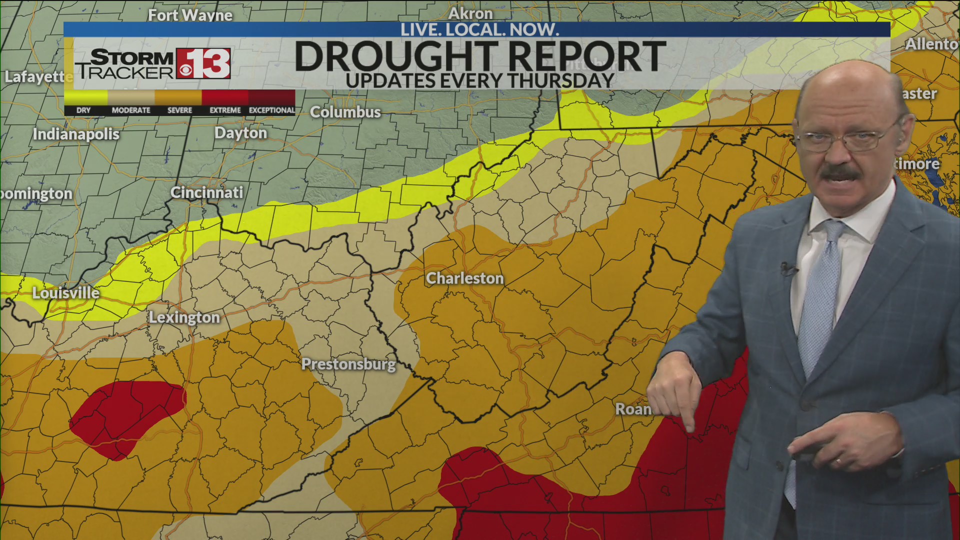 Severe drought in the region with a look at rain next week – WOWK 13 News