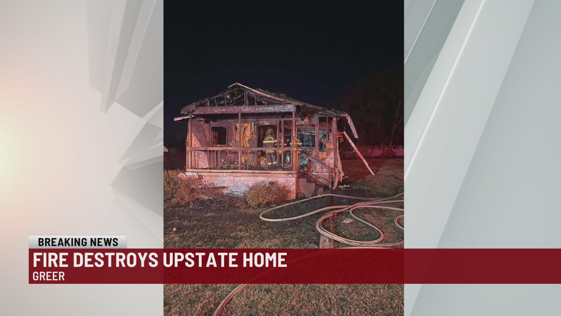Early morning fire destroys Upstate home – WSPA 7NEWS