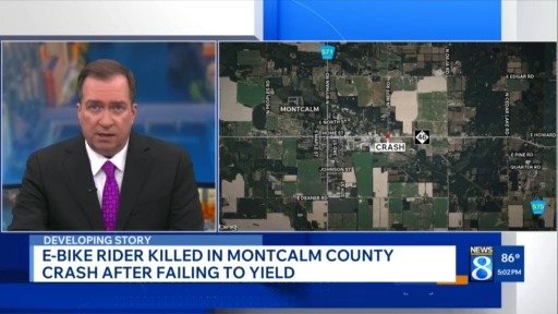 Deputies: E-bike rider killed in Montcalm County crash after failing to ...