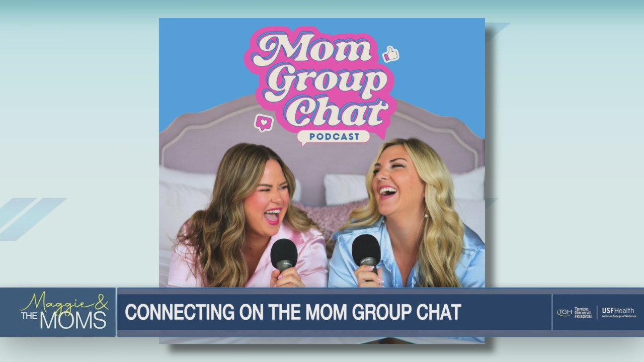Connecting on the mom group chat | Maggie and the Moms