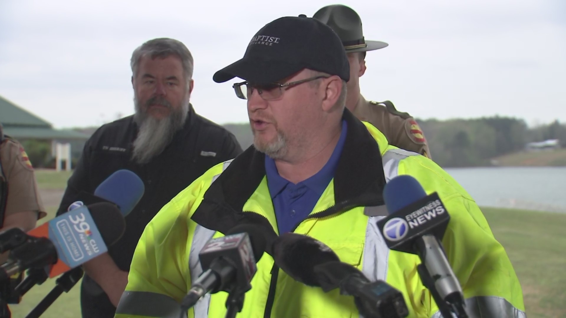 Andrew Hoard, Director for Baptist Ambulance in West Tennessee, speaks ...