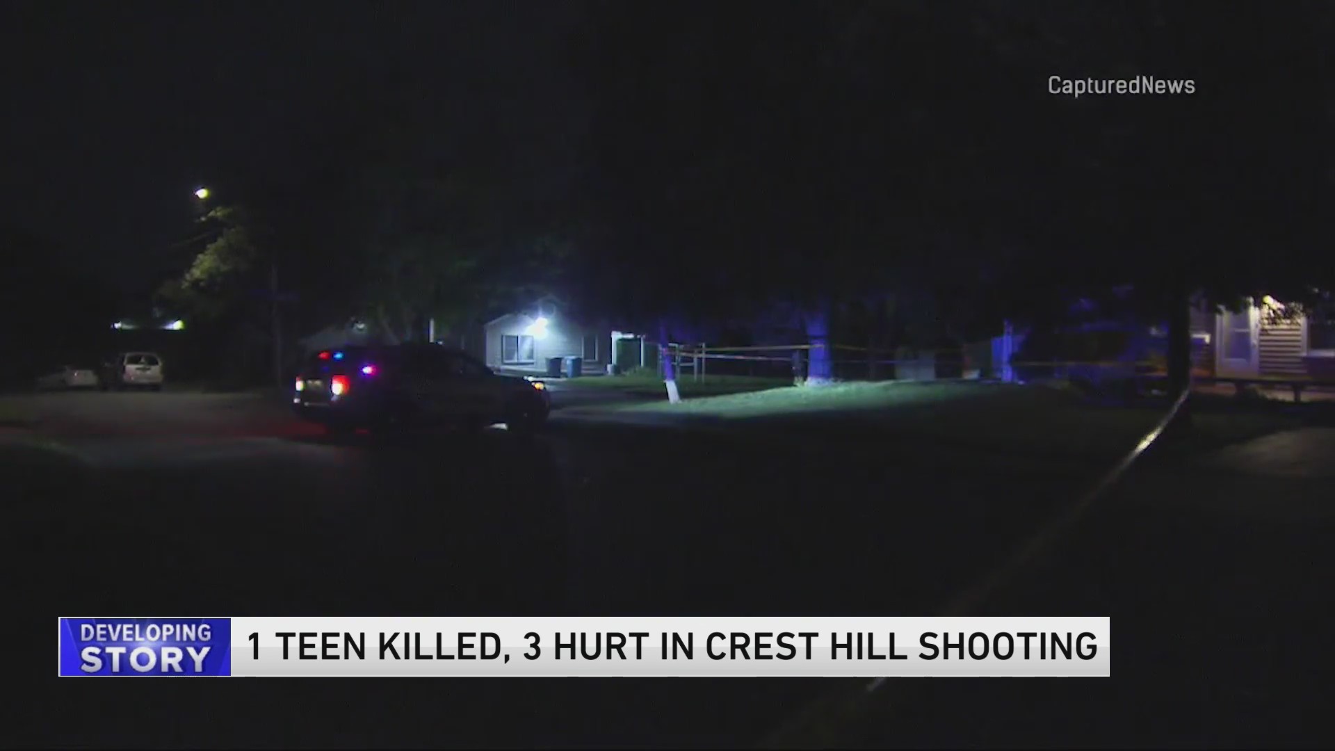 1 teenager killed, 3 others wounded in shooting late Saturday night in southwest suburban Crest Hill, police say