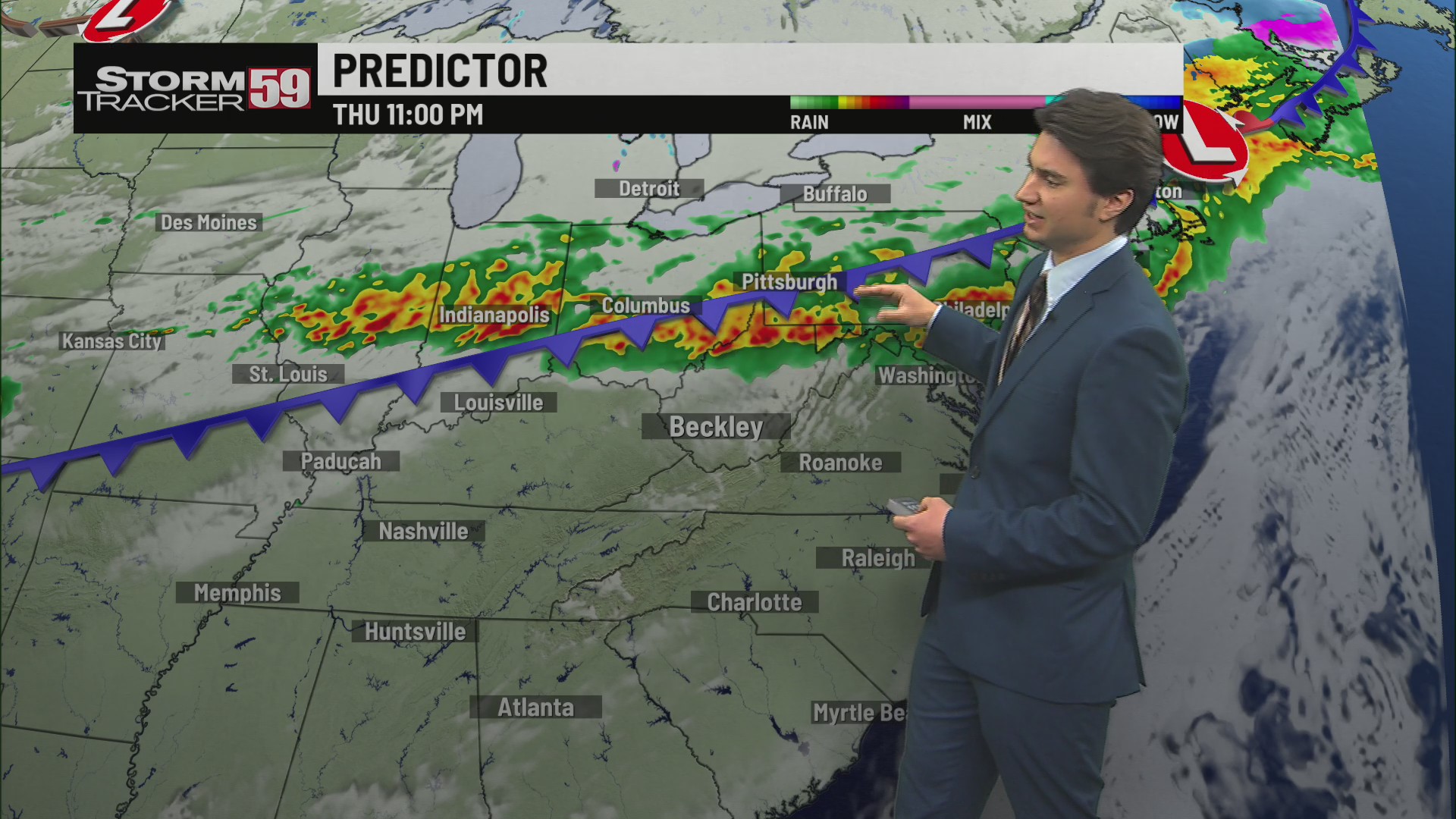 Lunchtime Showers Today lead to a Cold Front Arriving Tonight – WVNS