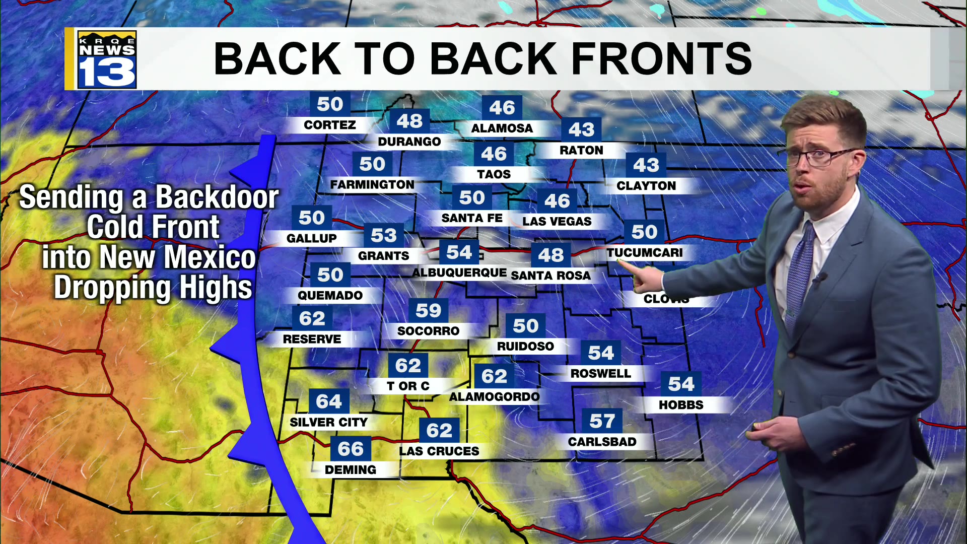 Cooler air to settle into parts of New Mexico on Friday – KRQE NEWS 13 ...