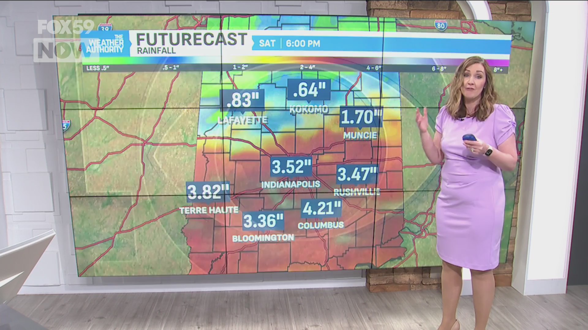 Central Indiana to see rainy stretch – Fox 59