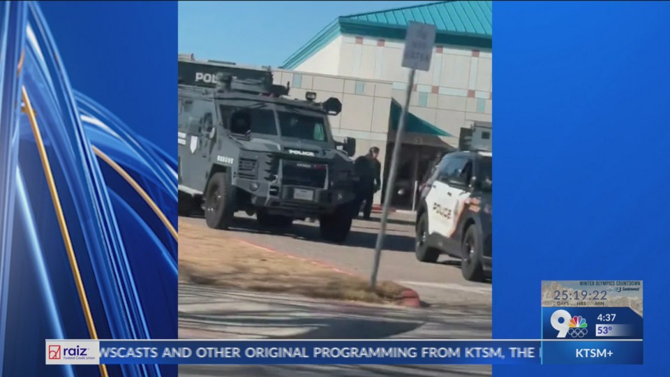 Large law enforcement presence for warrant – KTSM 9 News
