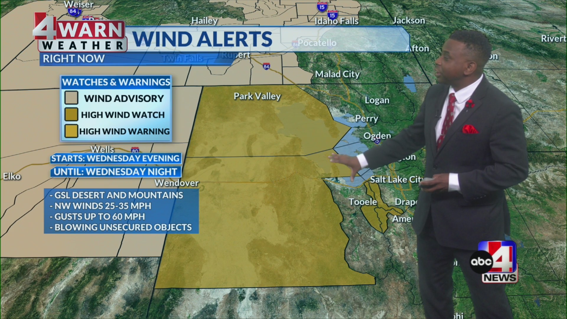 Record heat to gusty winds and isolated strong storms chances Wednesday ...
