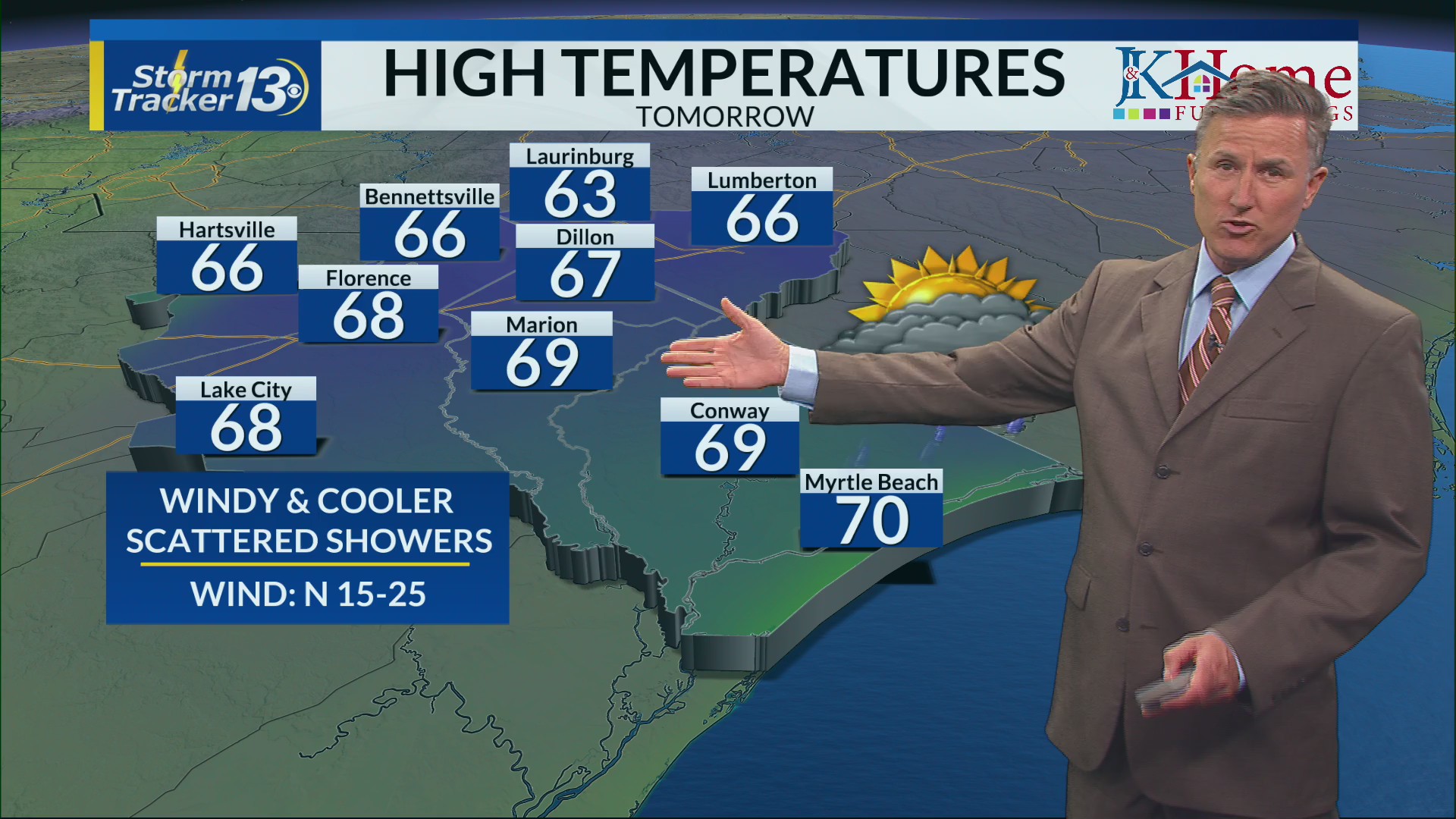 Cooler weather returns tomorrow – WBTW