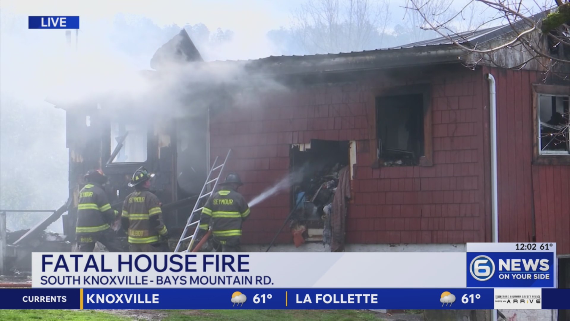 Fatal fire in the Seymour area under investigation – WATE 6 On Your Side