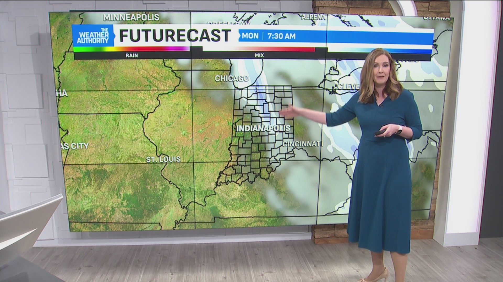 Cooler, windy and watching for snow – Fox 59