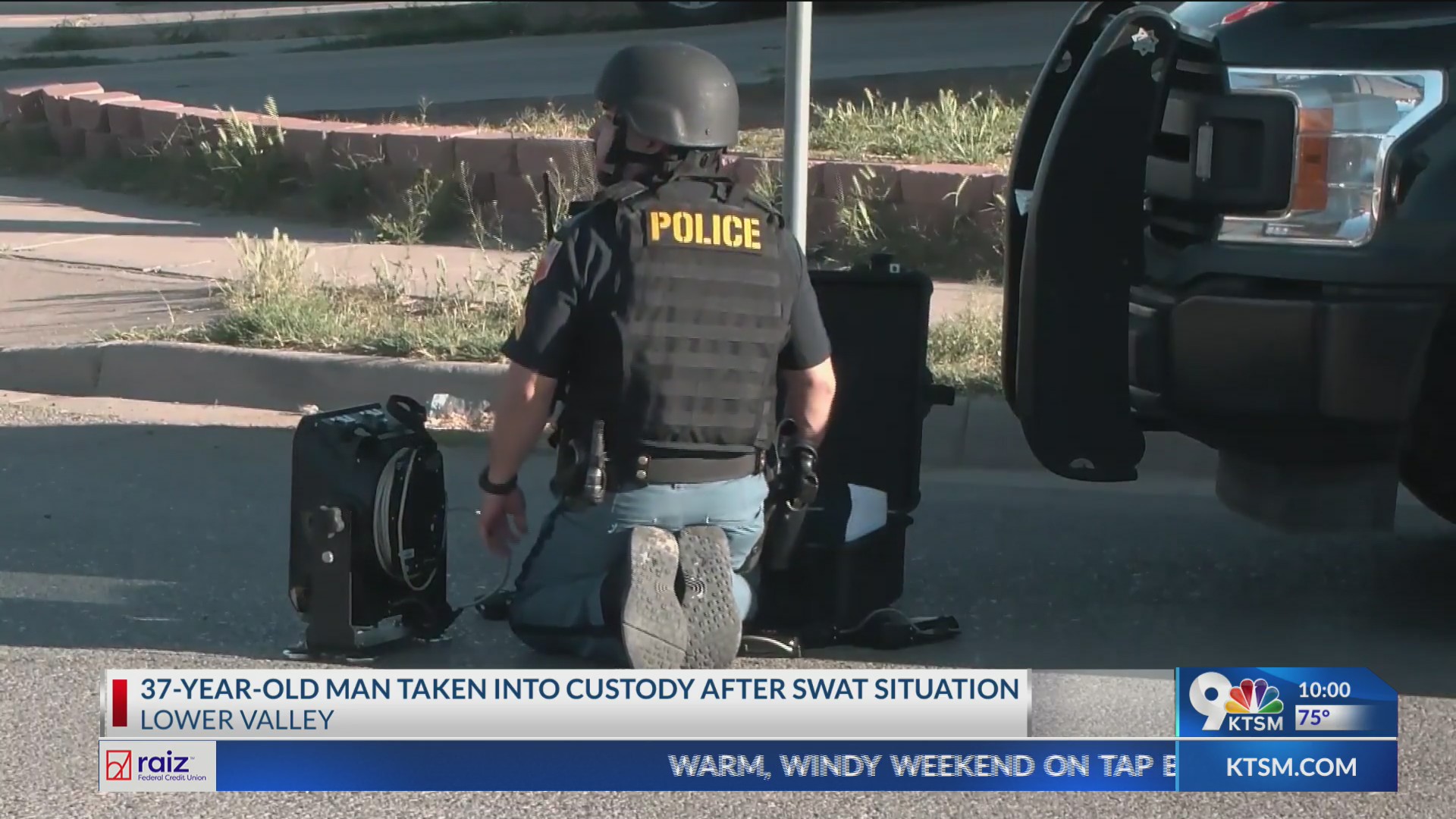 Man in custody after SWAT incident – KTSM 9 News