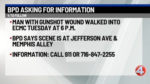 BPD investigating shooting after man walks into ECMC – News 4 Buffalo