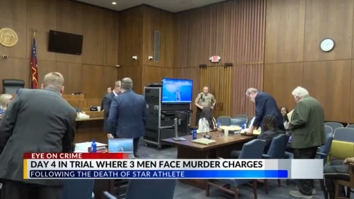 Jury selected for trial of 3 men accused of killing star athlete in ...