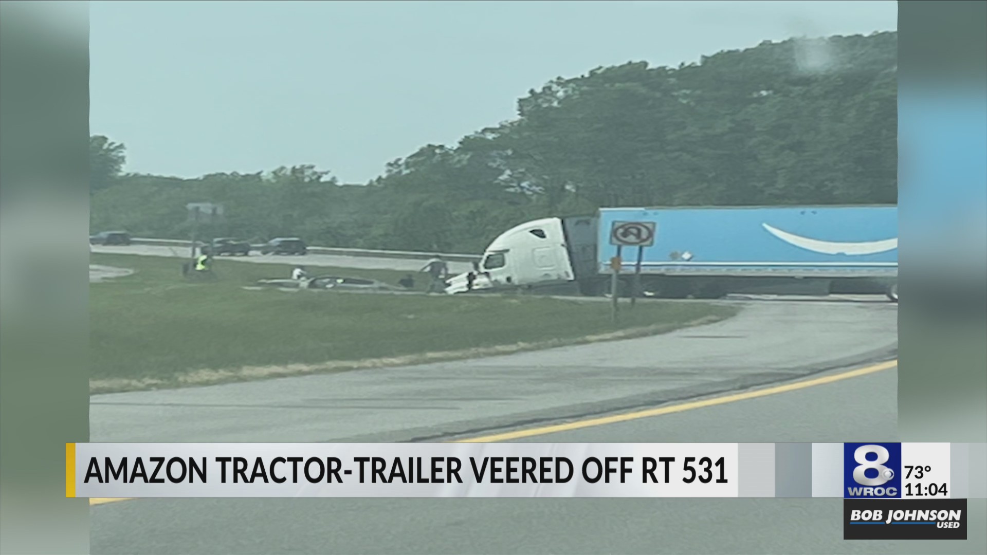 Amazon truck crash on Rt. 531 cleared up – RochesterFirst