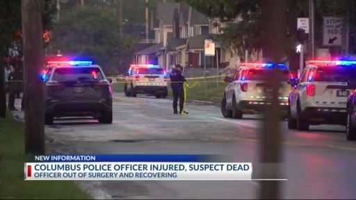 Columbus police officer recovering after being shot by suspect – NBC4 ...