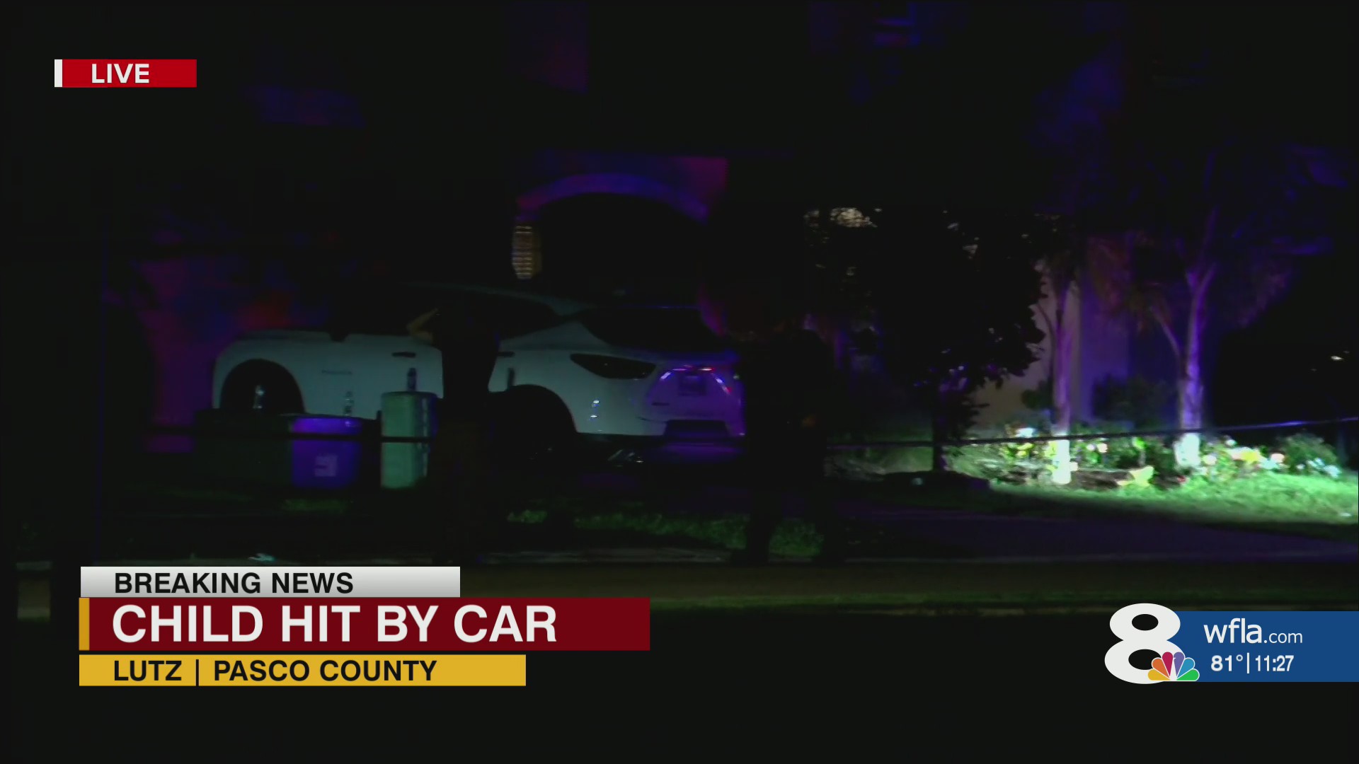 Child hospitalized after being hit by car while riding bike in Lutz – WFLA