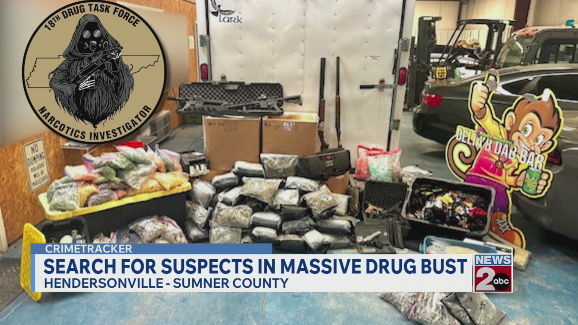 Search for suspects in massive Hendersonville drug bust – WKRN News 2