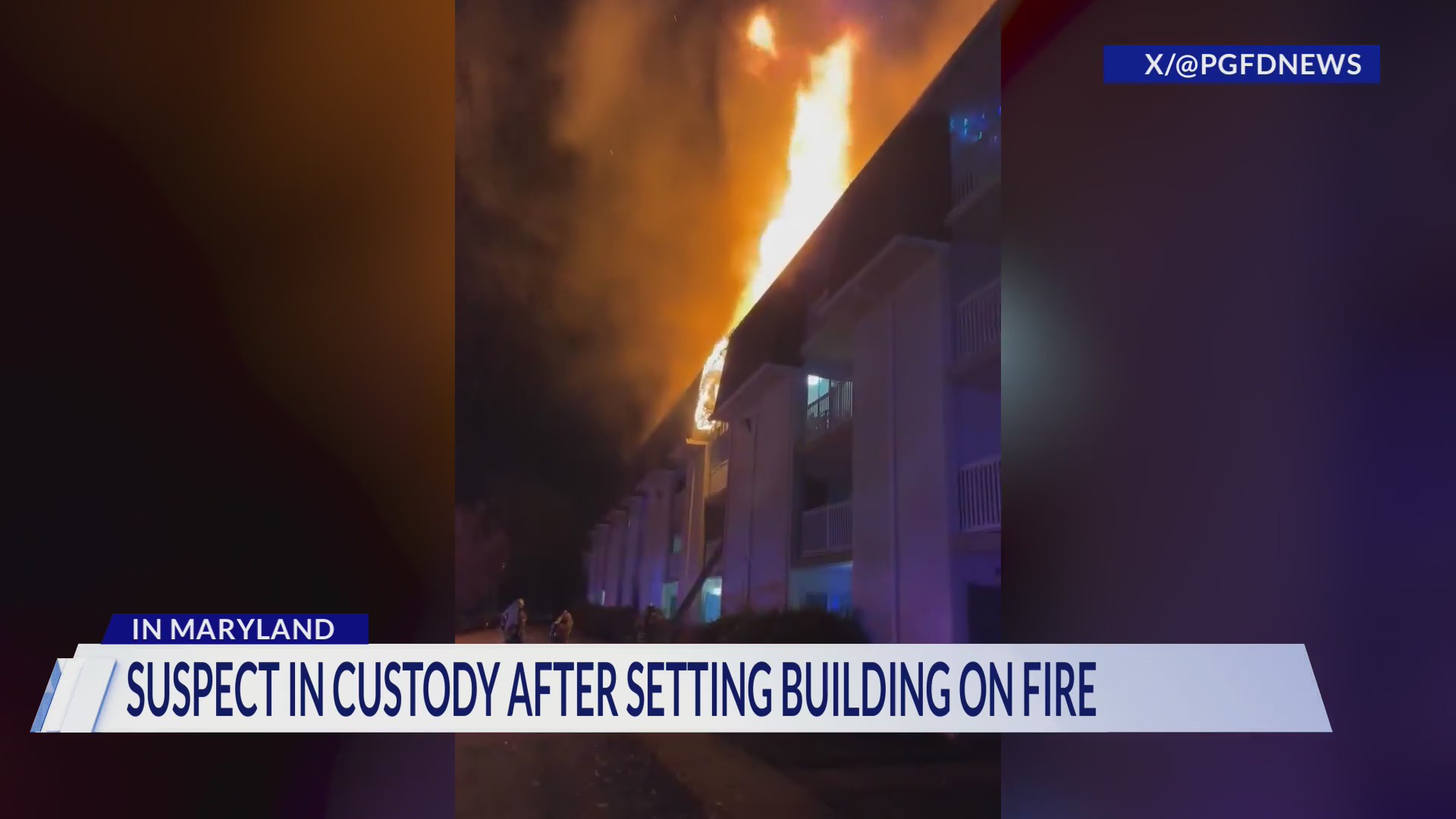 Person charged with arson after raging fire at Laurel apartment complex ...
