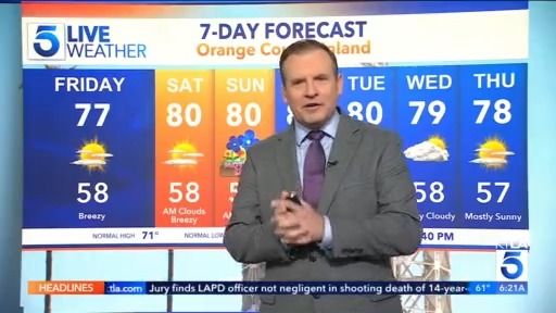 Warming trend continues into the weekend – KTLA