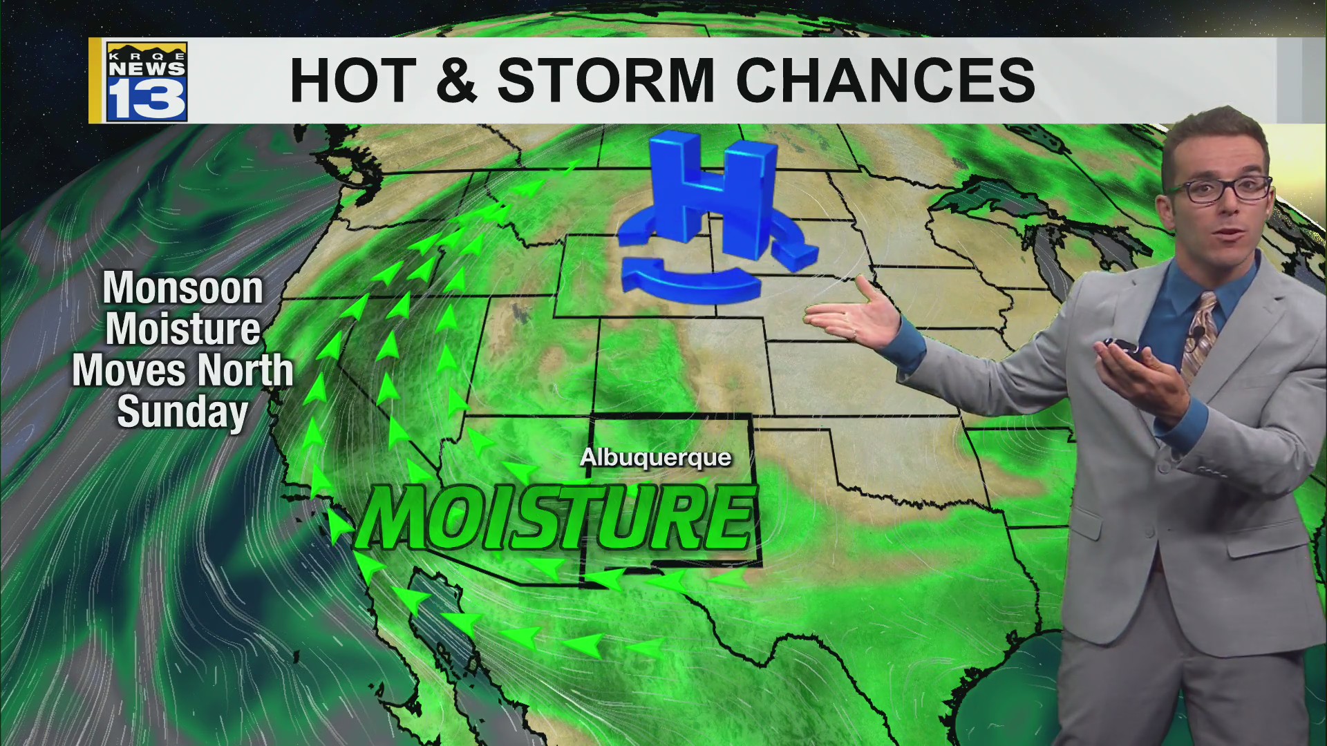 Dry & hot before more Monsoon rain returns – KRQE NEWS 13 – Breaking ...