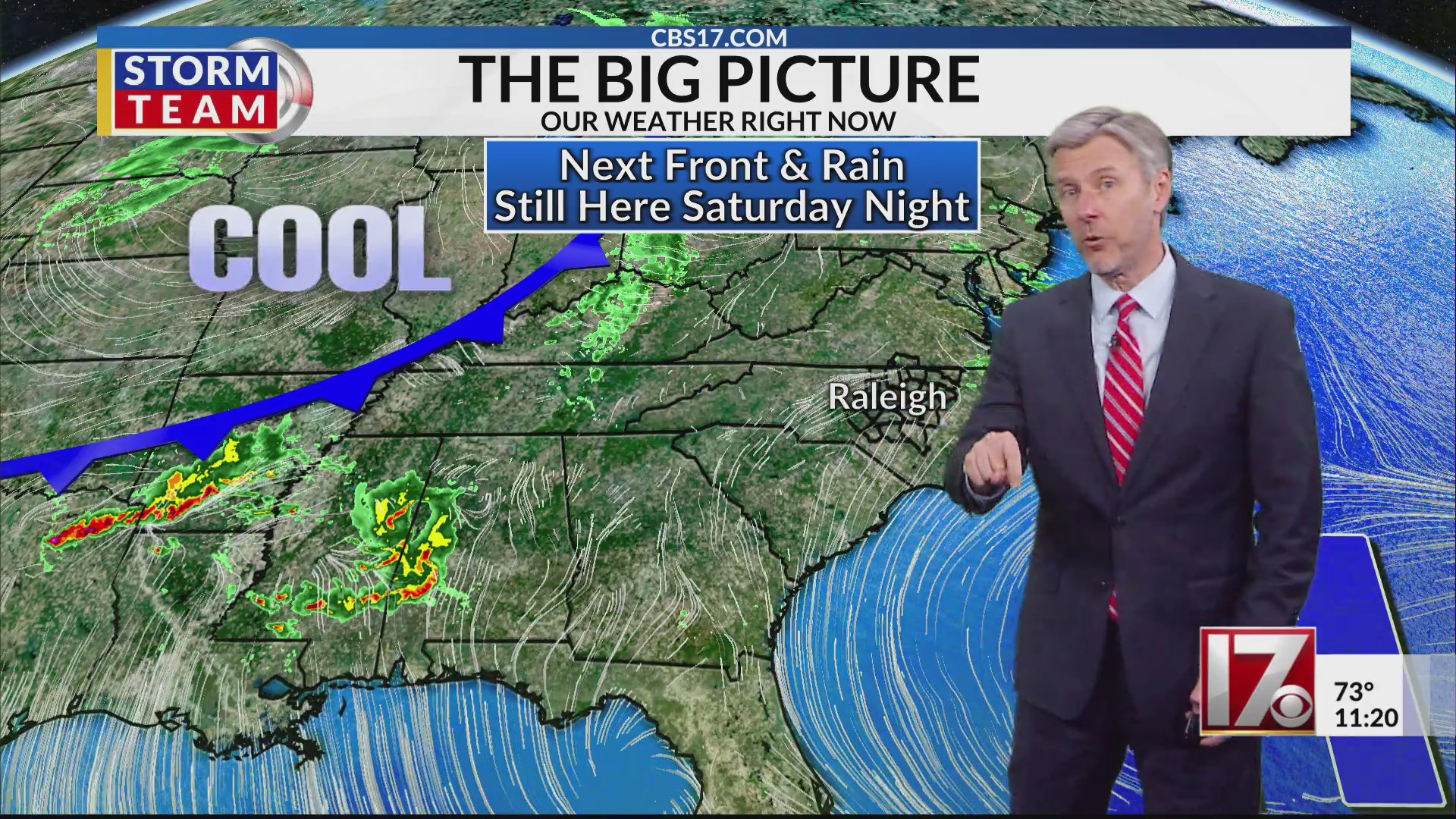 Rain possible this weekend in central NC – CBS17.com
