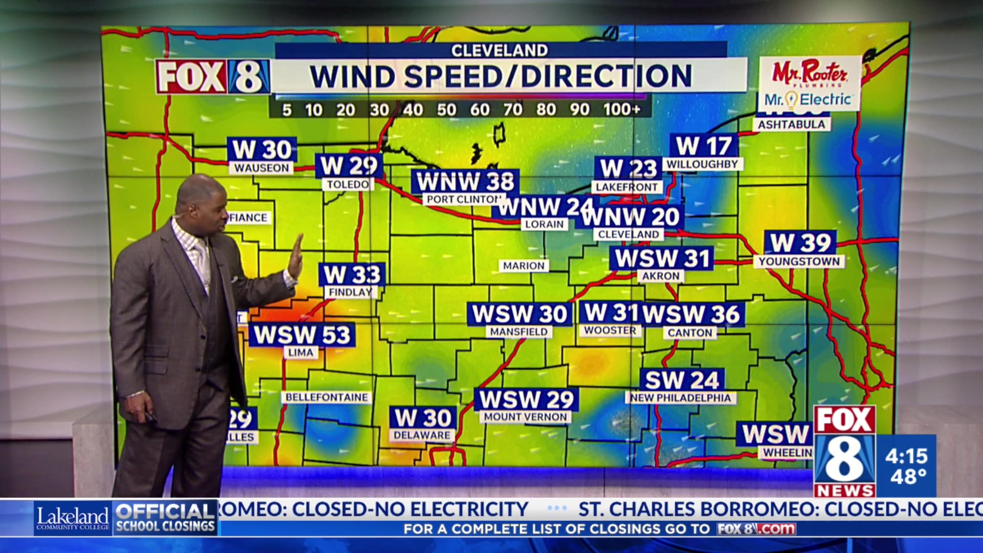 A Northeast Ohio city recorded hurricane-force winds – Fox 8