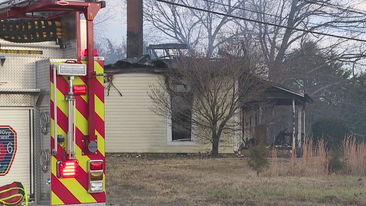 Multiple departments respond to building fire in Davidson County on ...