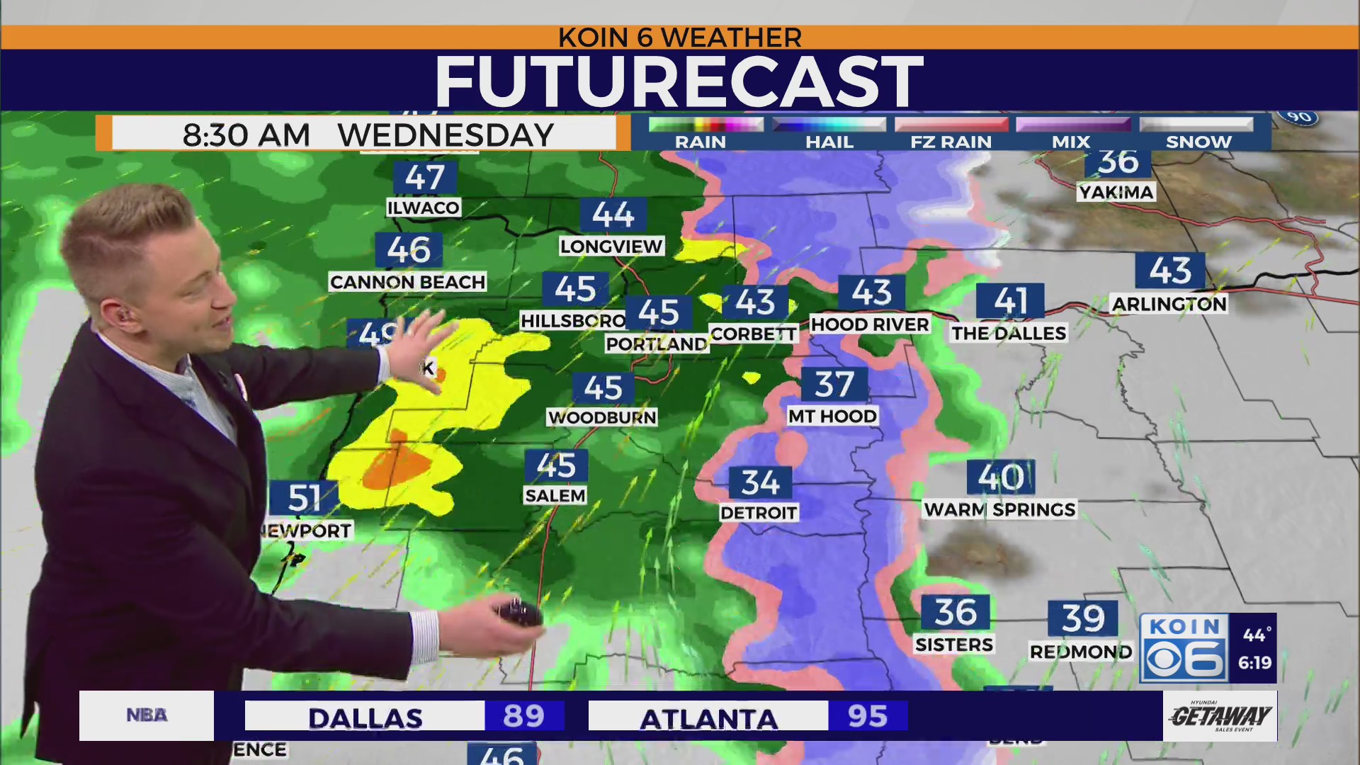 Flooding rains, wind increases around Portland - KOIN.com