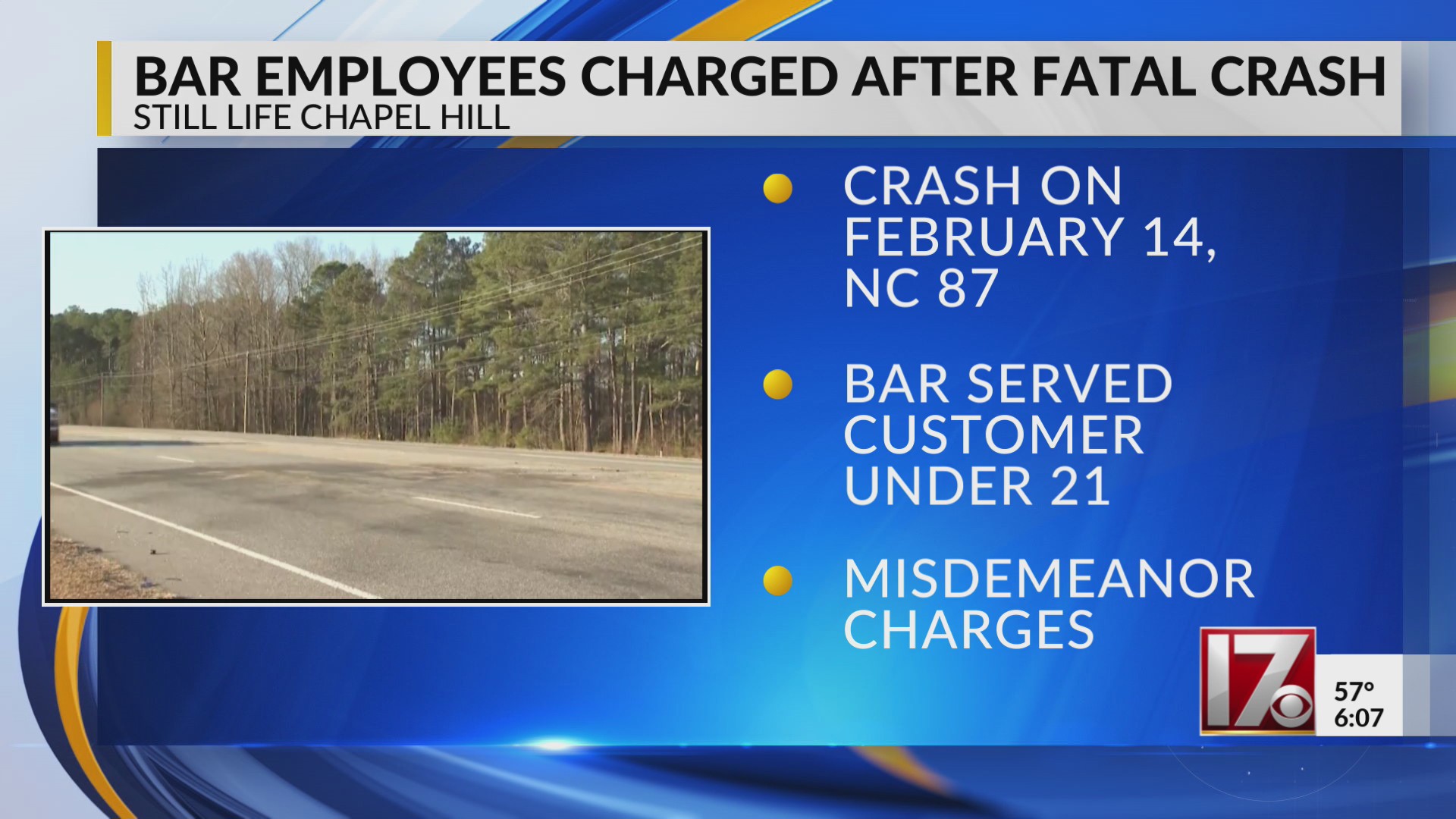 Chapel Hill bar employees charged after deadly Harnett County crash ...