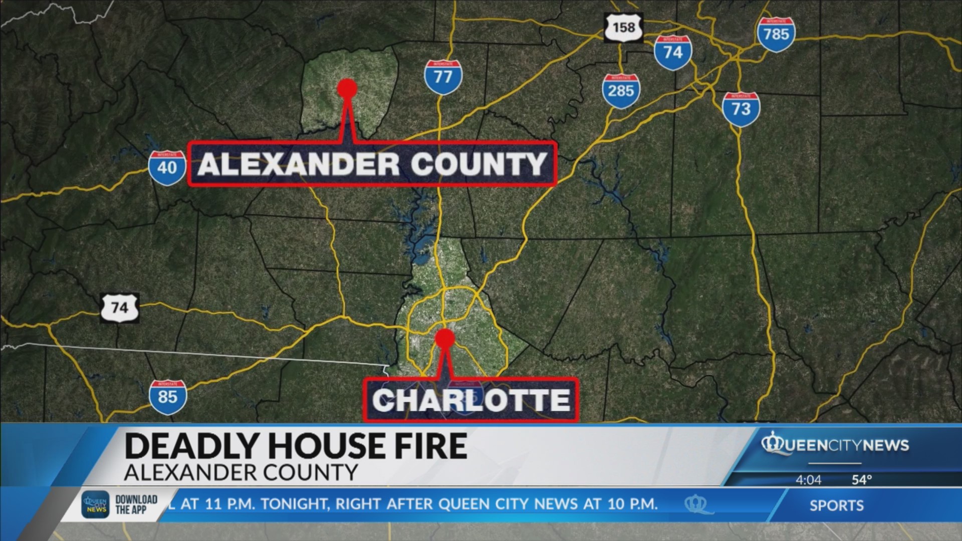 Woman killed in Alexander County mobile home fire – Queen City News