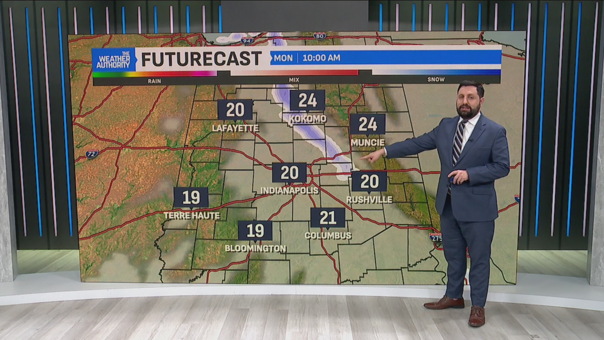 Winter returns with a snow chance Sunday – Fox 59