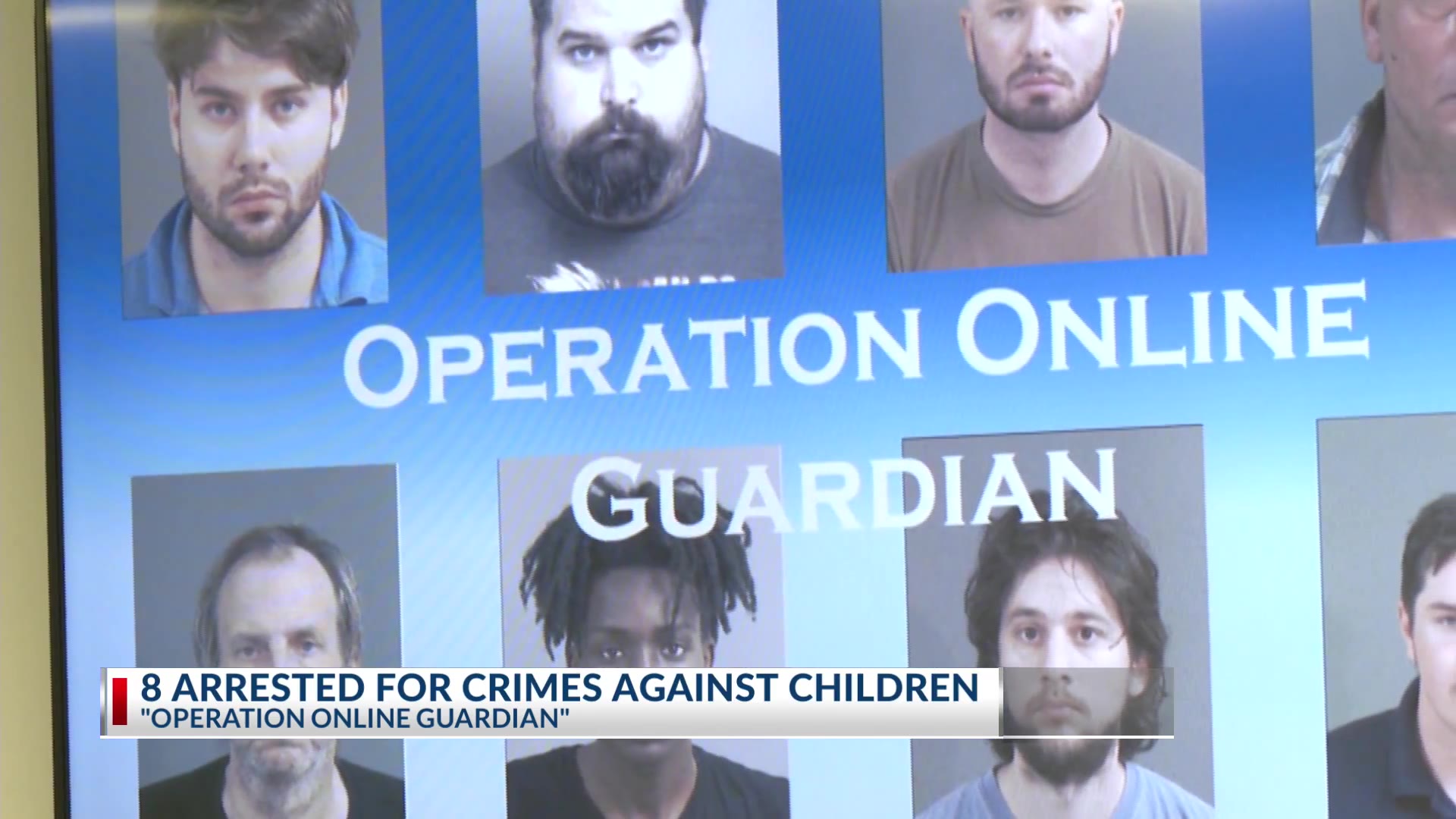 8 arrested for crimes against children – WCBD News 2